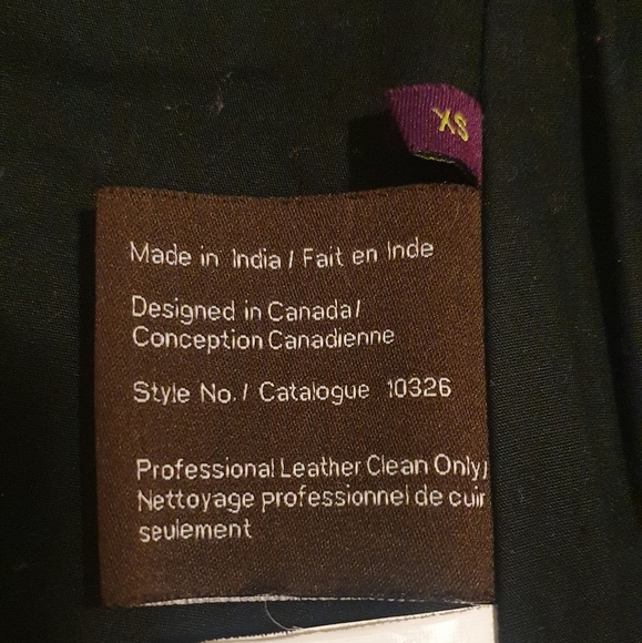 Danier Distressed Leather Jacket Limited Edition in Off-white XS - Picture 5 of 12